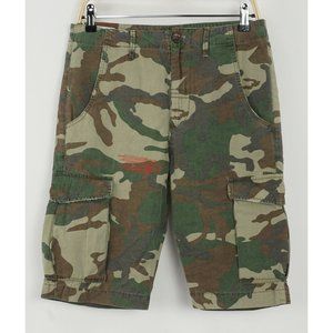 New Meltin' Pot Panfio Men's 29 x 12 Loose Camouflage Cotton Canvas Cargo Shorts